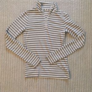 Striped Quarter Zip